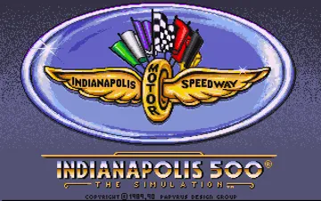 Indianapolis 500 - The Simulation screen shot title